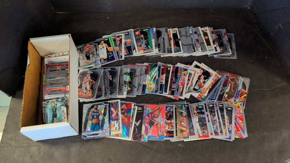 Large Box Lot Assorted Basketball Trading Cards