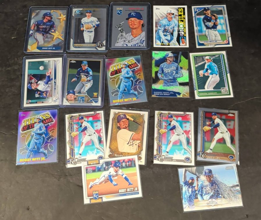 Bobby Witt Jr. Kansas City Royals Card Lot