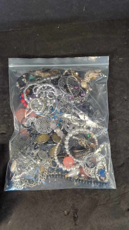 Bag of Assorted Costume Jewelry