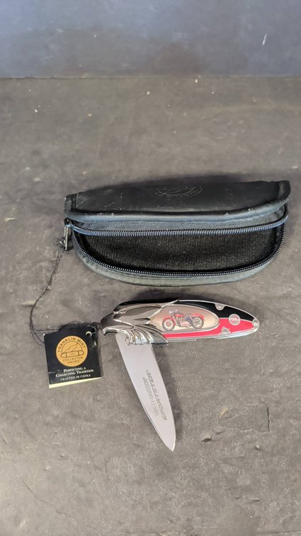 Franklin Mint Harley-Davidson Sportster Knife