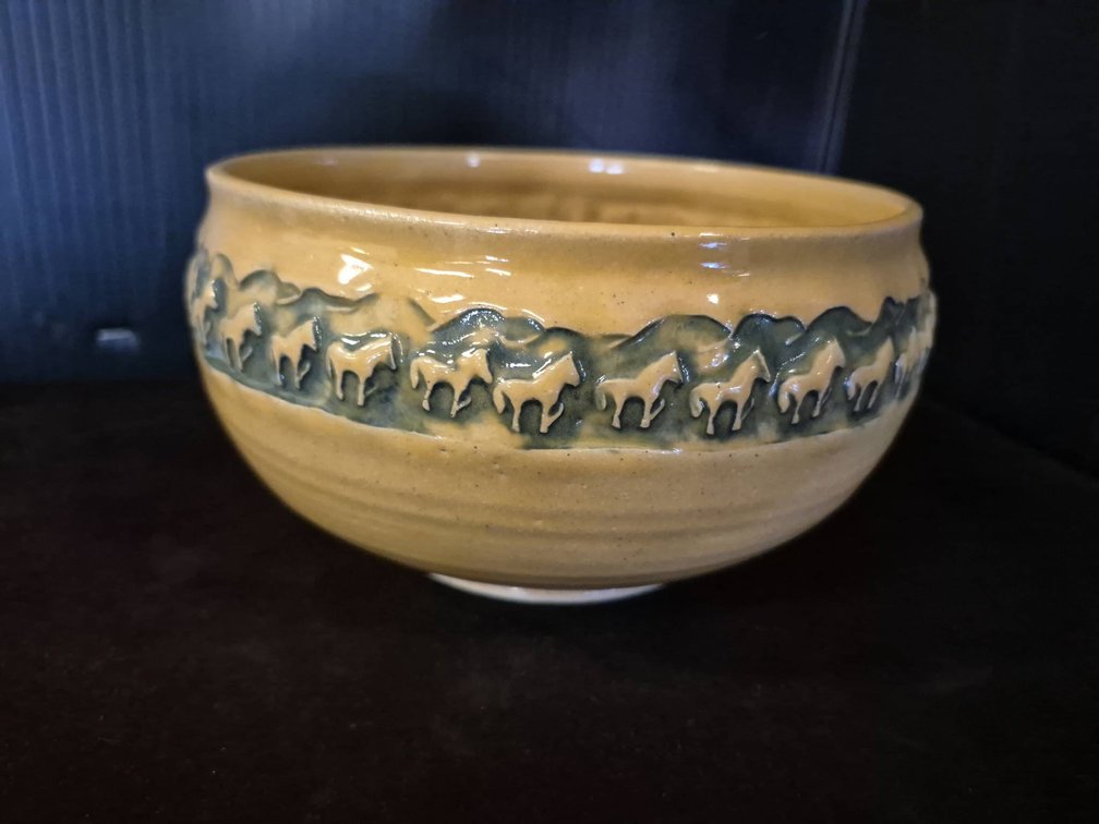 Dick Masterson Santa Fe Studio Pottery Bowl