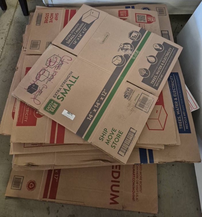 Moving Boxes, Small Medium Large Sizes