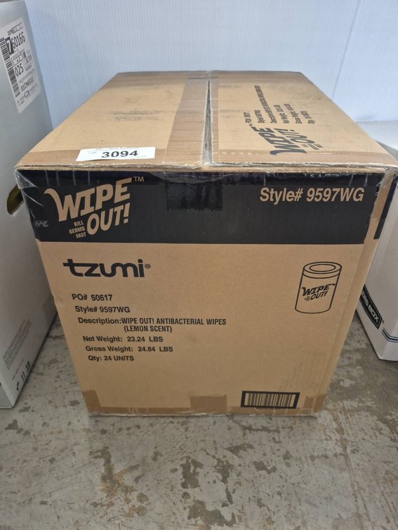 Sealed Case Tzumi Wipe Out Antibacterial Wipes