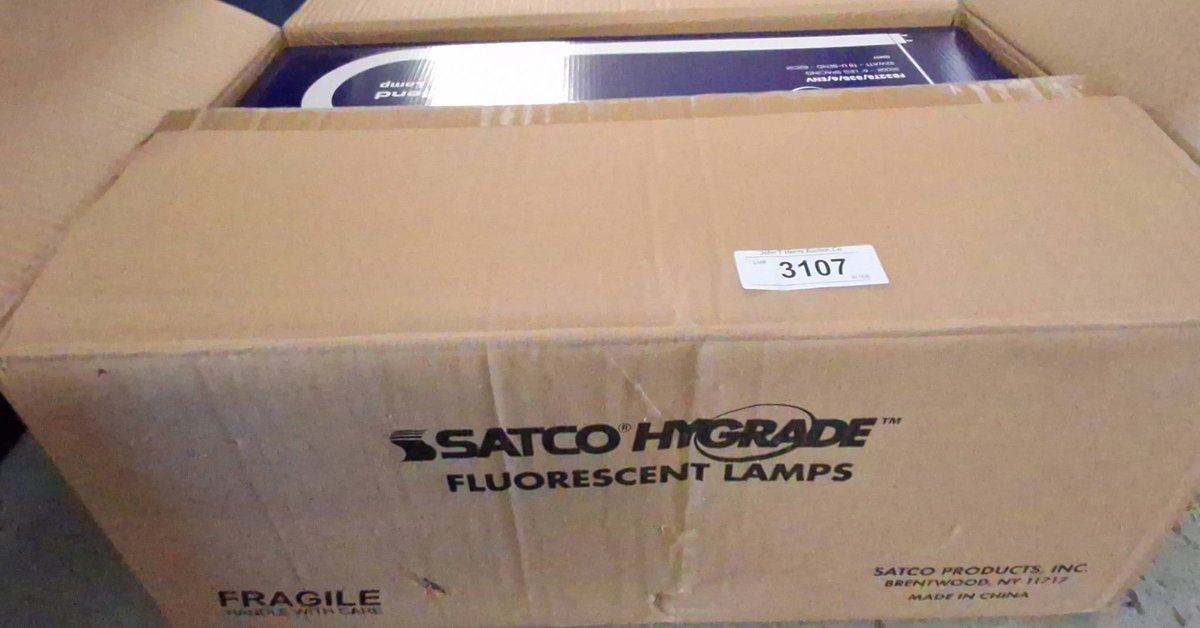 Satco T8 U-Bend Fluorescent Lamps, 16 Count