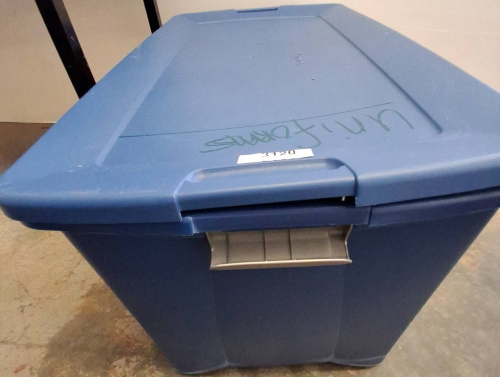 Champion Athletic Apparel Lot in Storage Tote