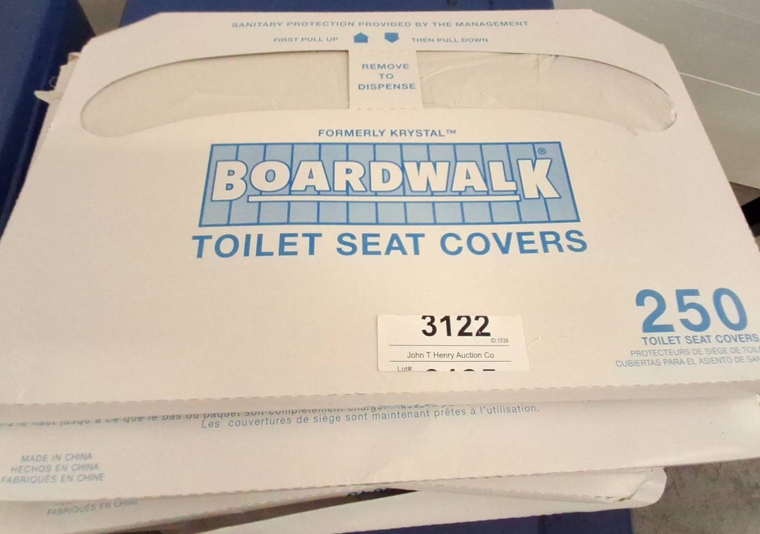 Boardwalk Toilet Seat Covers 250 Ct, Qty 9