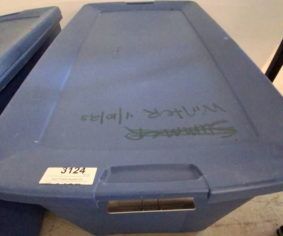 Bin of Assorted Kids' Clothing