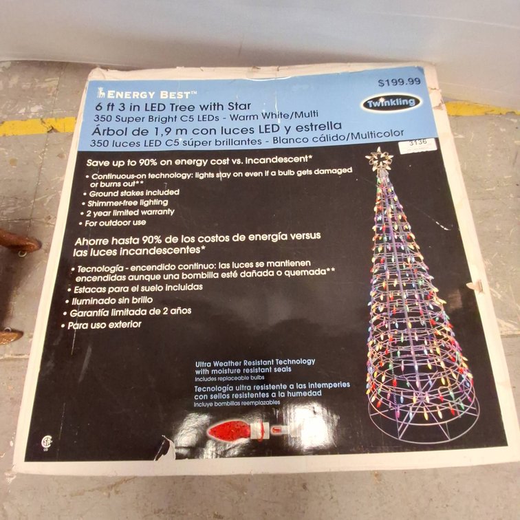 Energy Best 6 ft 3 in LED Tree with Star