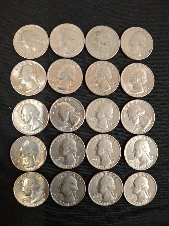 20 U.S. Washington Quarters