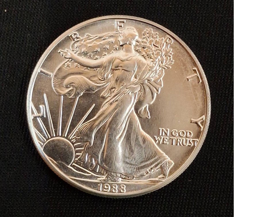 1988 American Silver Eagle One Dollar Coin