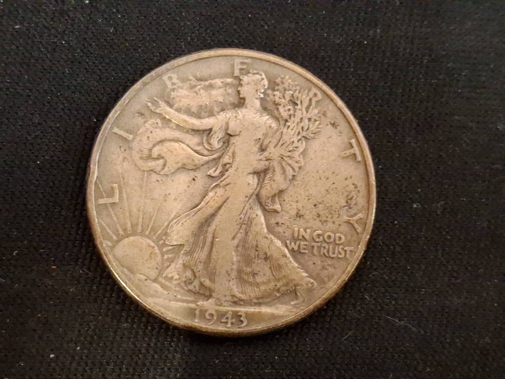 1943 Walking Liberty Half Dollar Coin