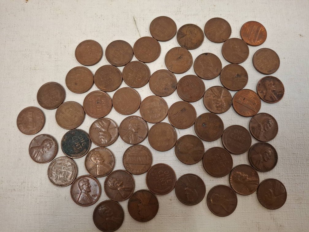 Wheat and Lincoln Memorial Cents Lot