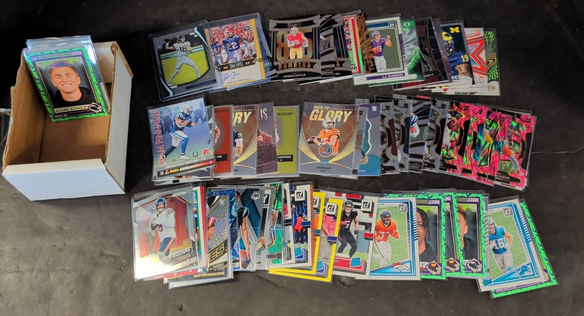 Football Rookie and Insert Trading Card Lot