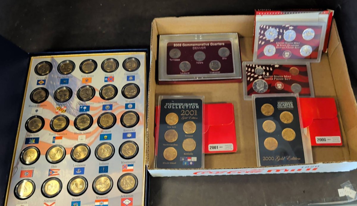 State and US Commemorative Quarter Sets Lot