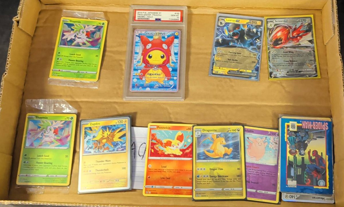 Pokemon & Spider-Man Trading Card Lot
