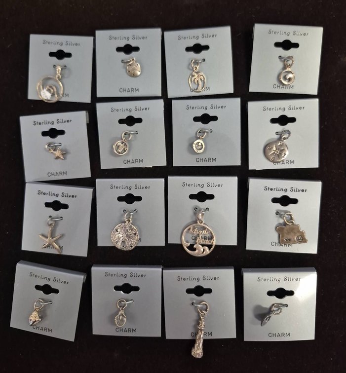 16 Sterling Silver Mini Bracelet Charms