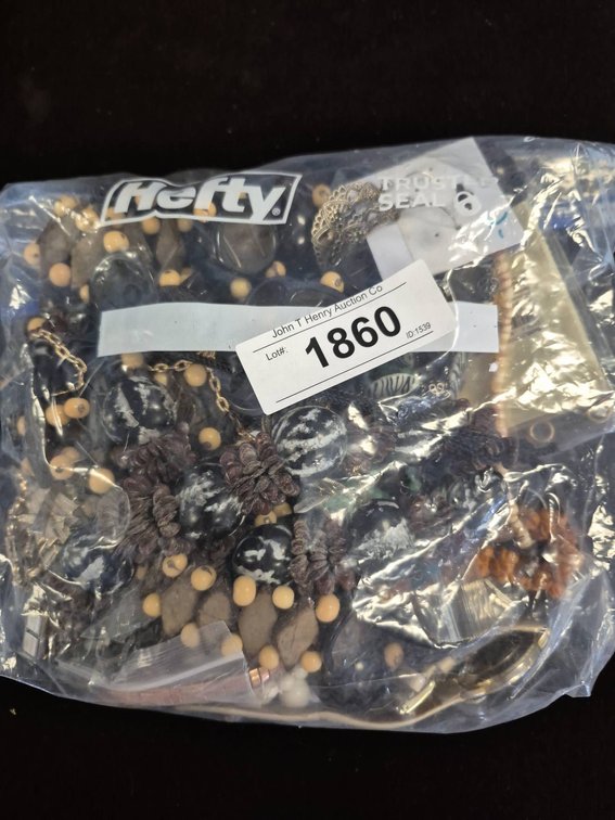 Bag Of Mixed Costume Jewelry Assortment