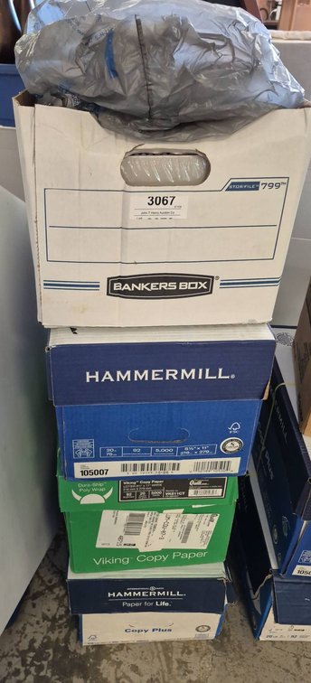 Copy Paper Boxes, Various Brands