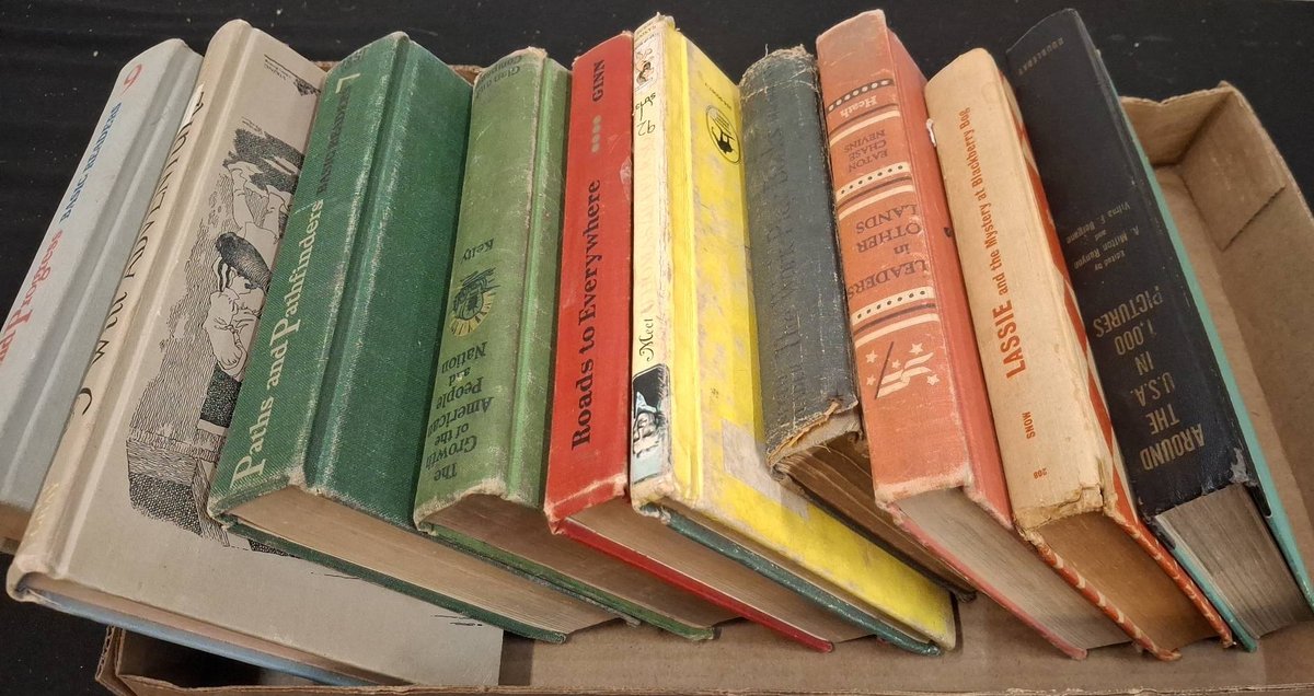 Vintage Hardcover Books, Mixed Titles