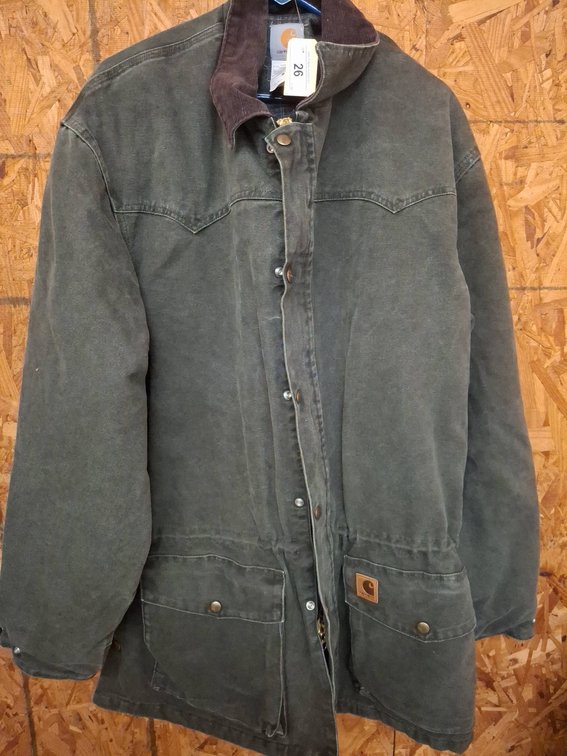 Carhartt XL Regular Green Canvas Coat