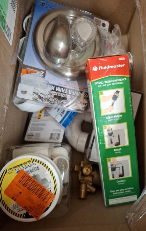 Plumbing Parts Assortment With Fluidmaster Kit