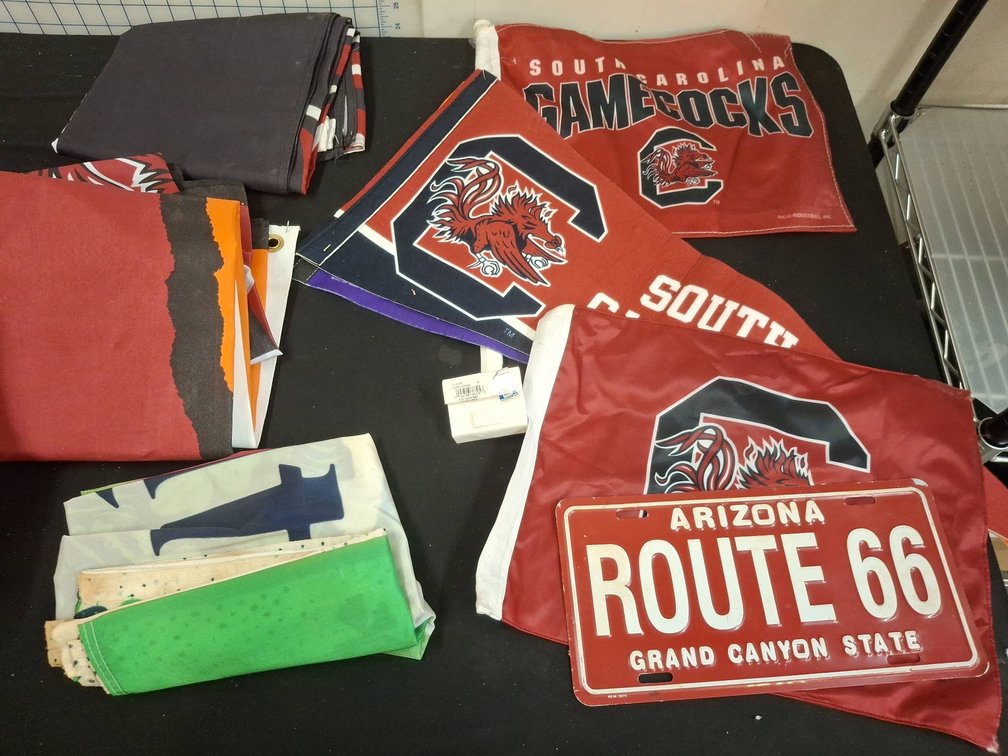 Flags Including South Carolina Gamecocks