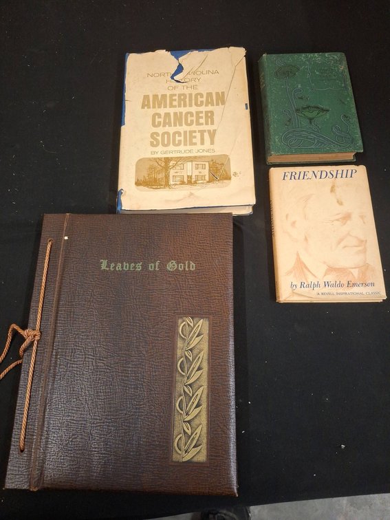 4 Assorted Hardcover Books