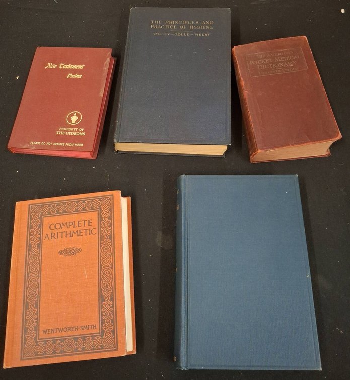 Hardback Books, 5 Volumes