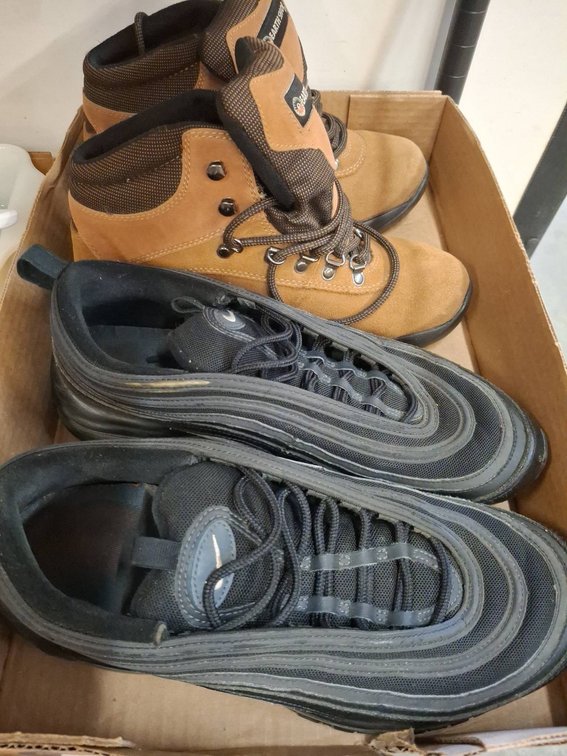 Nike Air Max 97 US 11 & Earth Shoe Boots 9.5/7.5