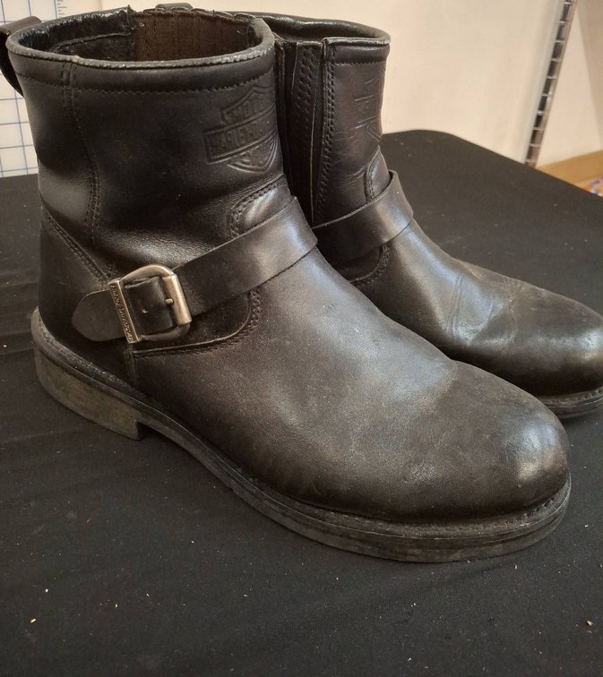 Harley-Davidson 98429 Black Leather Boots 11.5 US