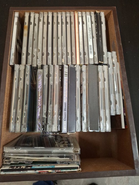 Music CDs in Jewel Cases