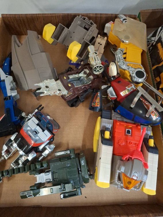 Robot Action Figures and Parts Lot