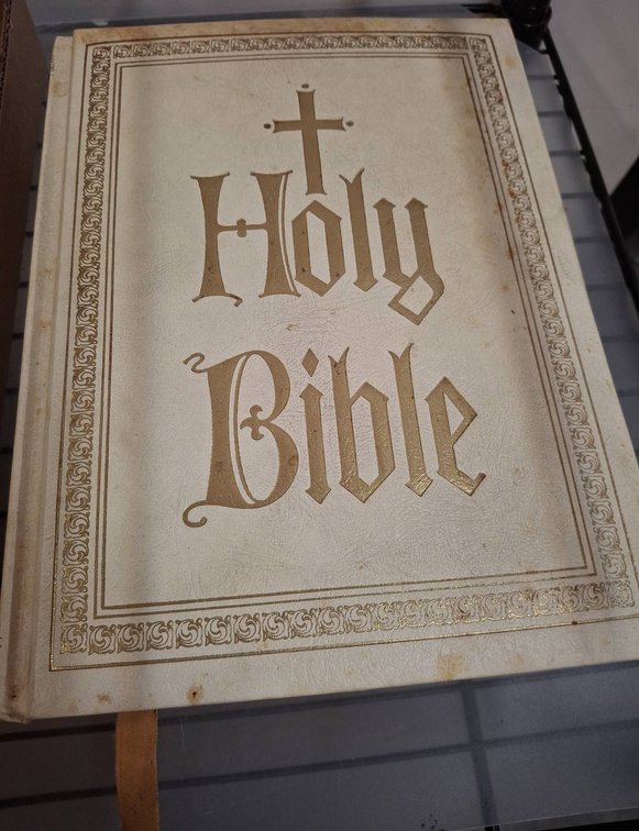 Holy Bible NAB Nelson White Hardcover
