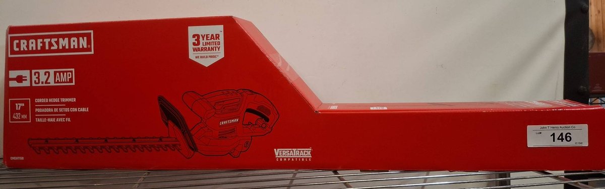 CRAFTSMAN 3.2 Amp 17" Corded Hedge Trimmer