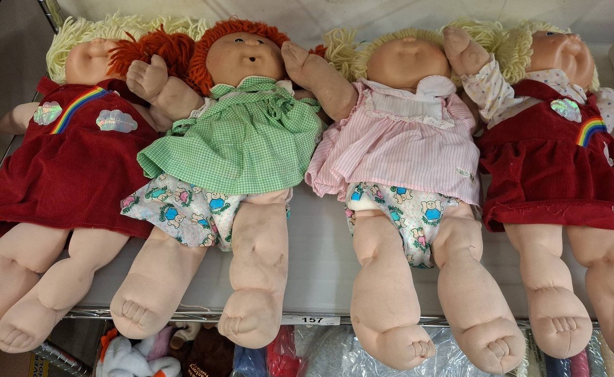 4 Soft Body Dolls, Mixed Outfits