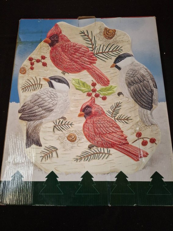 St. Nicholas Square Cardinal Platter in Box
