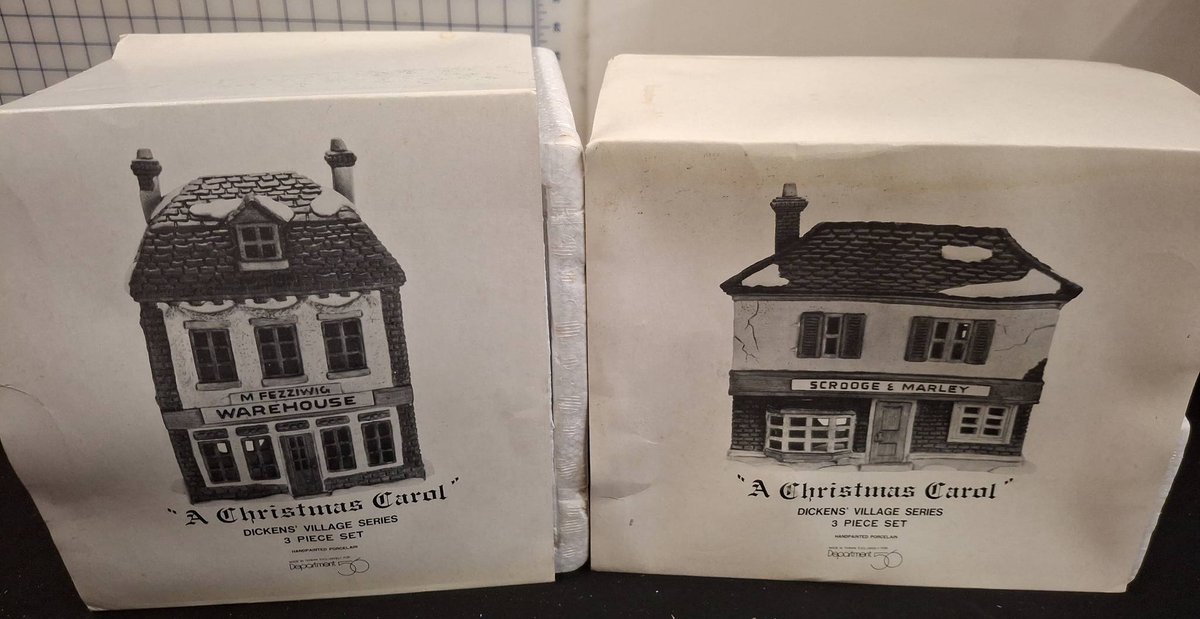Dept 56 Dickens' Village Carol 3 Pc Sets