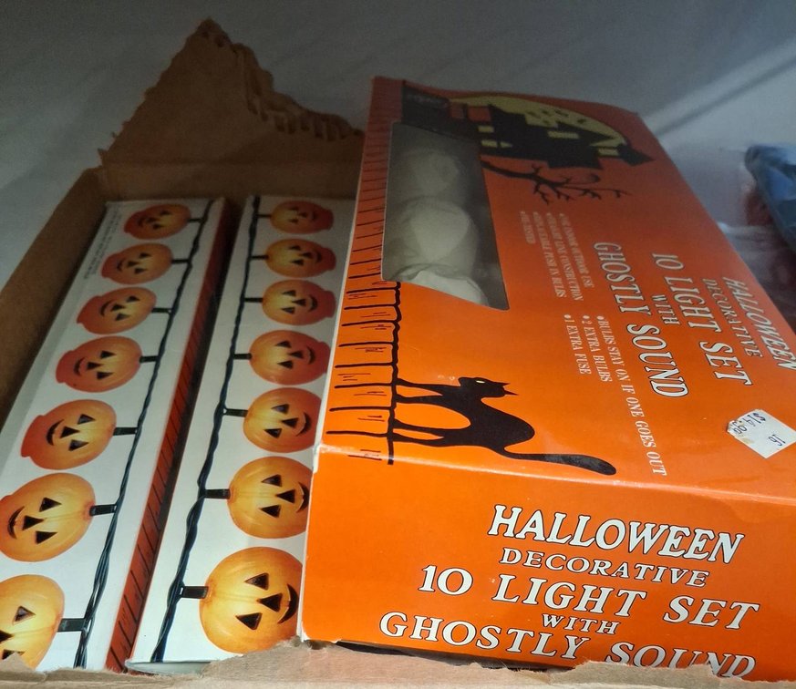 Halloween 10 Light Set With Ghostly Sound
