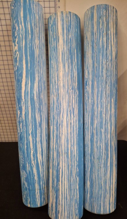 3 OPTP PRO-ROLLER Foam Rollers Blue White