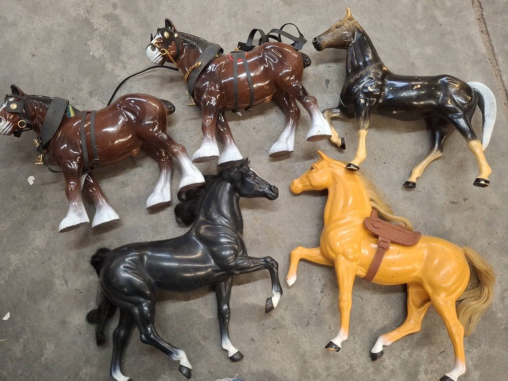 Mattel Molded Plastic Horses