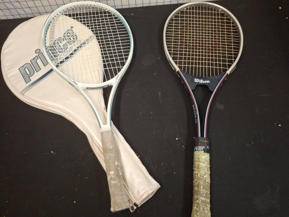 Prince and Wilson Tennis Racquets Lot of 2