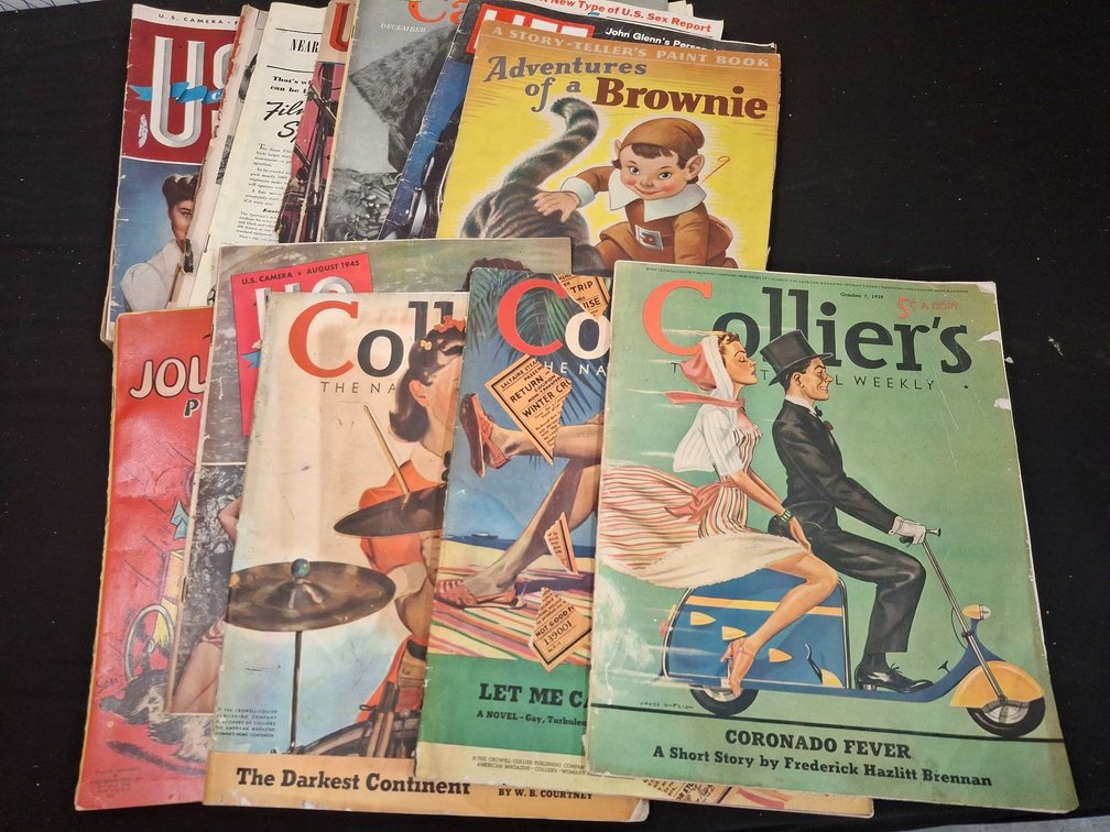 1940s-1960s Magazines Lot, 11 Total