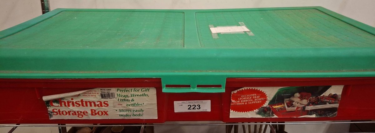 StyleMaster Christmas Storage Box With Supplies