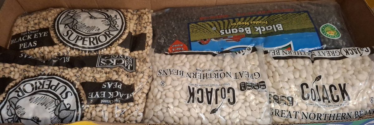 Dried Beans and Peas, 5 Bags