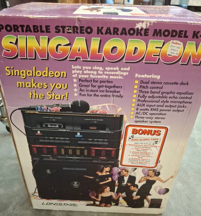 LONESTAR Singalodeon Karaoke Model K-11 in Box