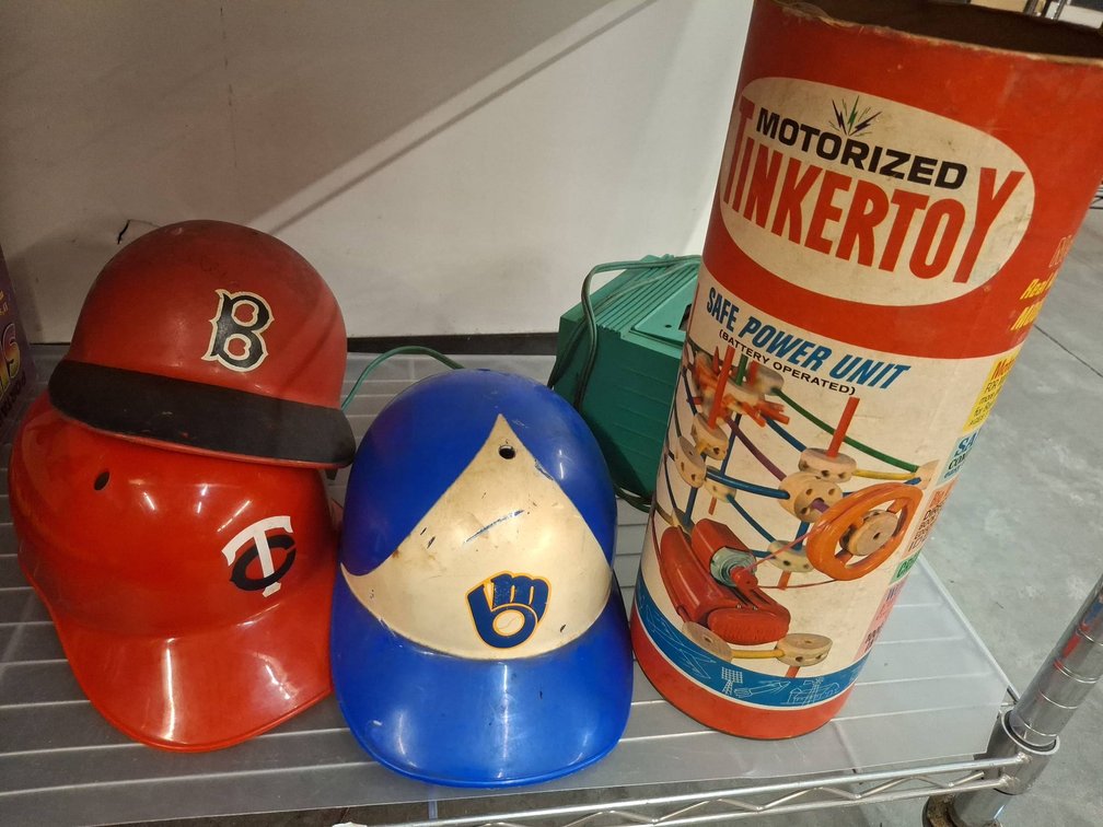 Vintage Toy Helmets, Tinkertoy, Oven