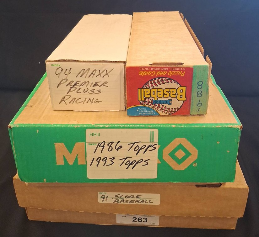 Sports Card Lot Topps Donruss Score Baseball Racing