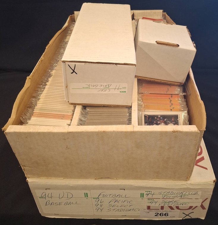 Large Assortment of Sports Trading Cards