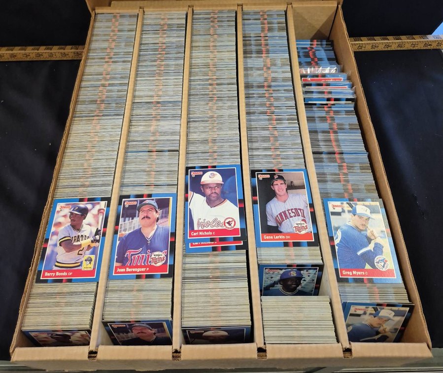 Two Boxes 1980s-90s Donruss & Upper Deck Cards