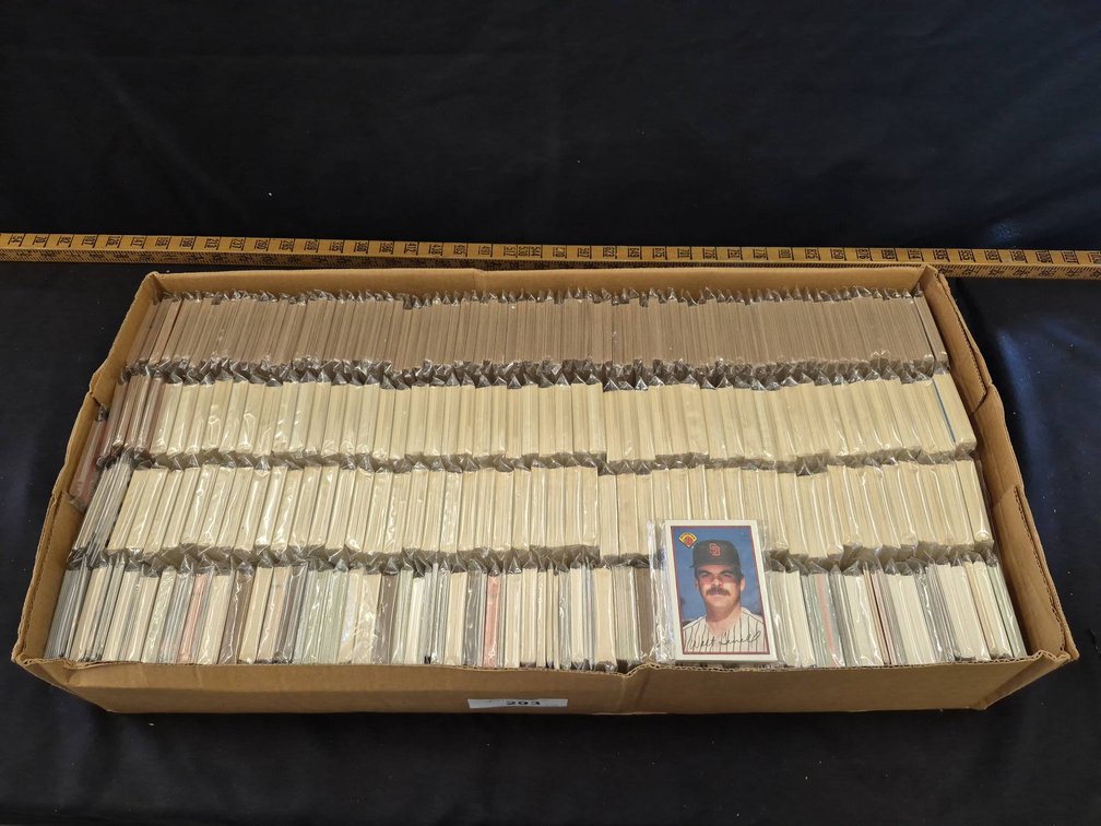 Large Assorted Baseball Card Collection Box